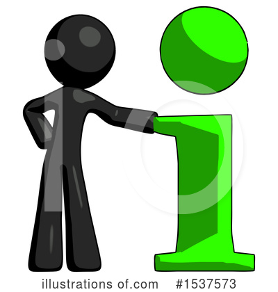 Royalty-Free (RF) Black Design Mascot Clipart Illustration by Leo Blanchette - Stock Sample #1537573