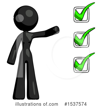 Royalty-Free (RF) Black Design Mascot Clipart Illustration by Leo Blanchette - Stock Sample #1537574