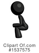 Black Design Mascot Clipart #1537575 by Leo Blanchette
