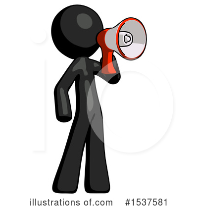 Royalty-Free (RF) Black Design Mascot Clipart Illustration by Leo Blanchette - Stock Sample #1537581
