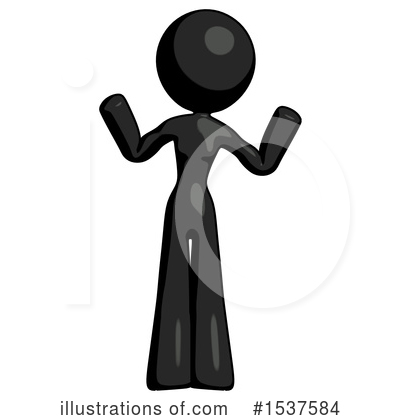 Royalty-Free (RF) Black Design Mascot Clipart Illustration by Leo Blanchette - Stock Sample #1537584