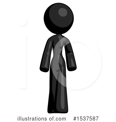Royalty-Free (RF) Black Design Mascot Clipart Illustration by Leo Blanchette - Stock Sample #1537587