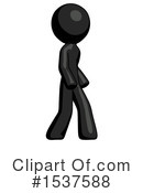 Black Design Mascot Clipart #1537588 by Leo Blanchette