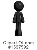 Black Design Mascot Clipart #1537592 by Leo Blanchette