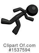 Black Design Mascot Clipart #1537594 by Leo Blanchette