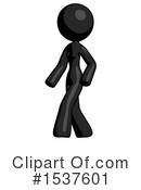 Black Design Mascot Clipart #1537601 by Leo Blanchette