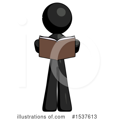 Royalty-Free (RF) Black Design Mascot Clipart Illustration by Leo Blanchette - Stock Sample #1537613