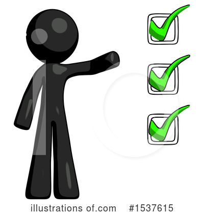 Royalty-Free (RF) Black Design Mascot Clipart Illustration by Leo Blanchette - Stock Sample #1537615
