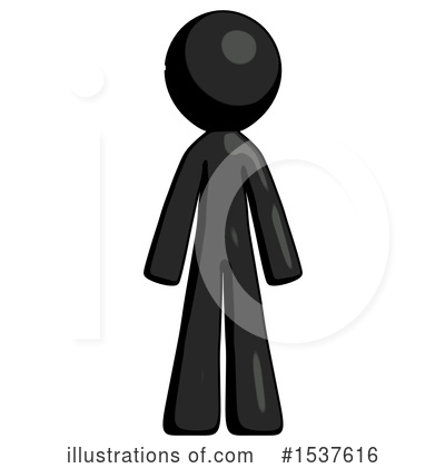 Royalty-Free (RF) Black Design Mascot Clipart Illustration by Leo Blanchette - Stock Sample #1537616