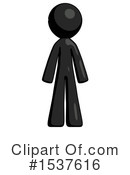 Black Design Mascot Clipart #1537616 by Leo Blanchette