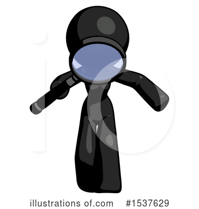 Royalty-Free (RF) Black Design Mascot Clipart Illustration by Leo Blanchette - Stock Sample #1537629