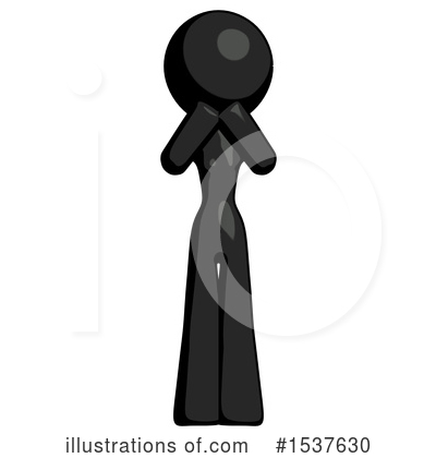 Royalty-Free (RF) Black Design Mascot Clipart Illustration by Leo Blanchette - Stock Sample #1537630