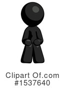 Black Design Mascot Clipart #1537640 by Leo Blanchette