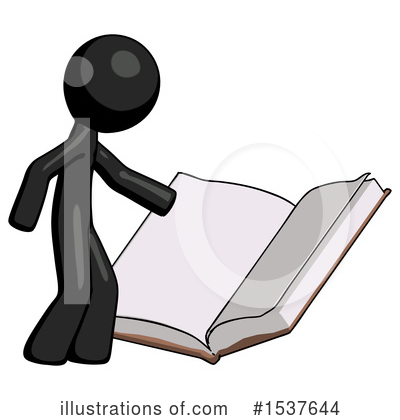 Royalty-Free (RF) Black Design Mascot Clipart Illustration by Leo Blanchette - Stock Sample #1537644