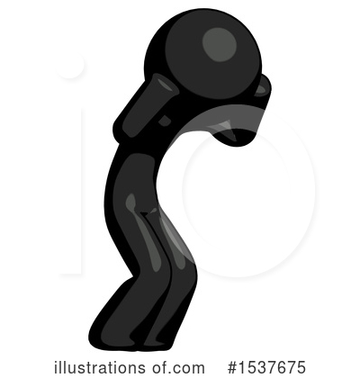 Royalty-Free (RF) Black Design Mascot Clipart Illustration by Leo Blanchette - Stock Sample #1537675