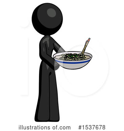 Royalty-Free (RF) Black Design Mascot Clipart Illustration by Leo Blanchette - Stock Sample #1537678