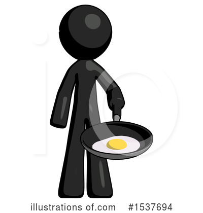 Royalty-Free (RF) Black Design Mascot Clipart Illustration by Leo Blanchette - Stock Sample #1537694