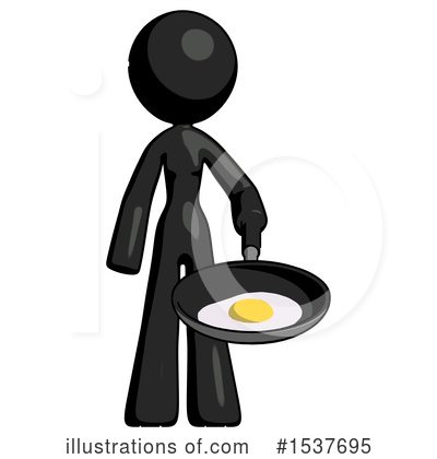 Royalty-Free (RF) Black Design Mascot Clipart Illustration by Leo Blanchette - Stock Sample #1537695