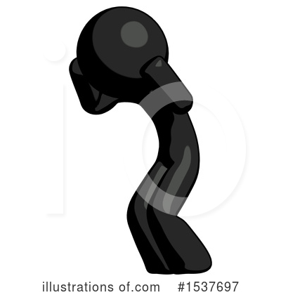 Royalty-Free (RF) Black Design Mascot Clipart Illustration by Leo Blanchette - Stock Sample #1537697