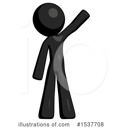 Royalty-Free (RF) Black Design Mascot Clipart Illustration by Leo Blanchette - Stock Sample #1537708