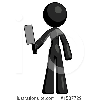 Royalty-Free (RF) Black Design Mascot Clipart Illustration by Leo Blanchette - Stock Sample #1537729