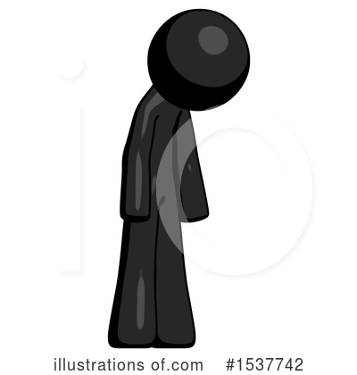 Royalty-Free (RF) Black Design Mascot Clipart Illustration by Leo Blanchette - Stock Sample #1537742