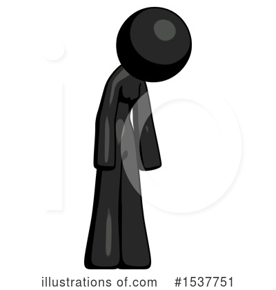 Royalty-Free (RF) Black Design Mascot Clipart Illustration by Leo Blanchette - Stock Sample #1537751
