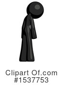 Black Design Mascot Clipart #1537753 by Leo Blanchette