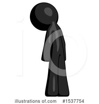 Royalty-Free (RF) Black Design Mascot Clipart Illustration by Leo Blanchette - Stock Sample #1537754