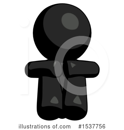 Royalty-Free (RF) Black Design Mascot Clipart Illustration by Leo Blanchette - Stock Sample #1537756