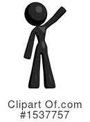 Black Design Mascot Clipart #1537757 by Leo Blanchette