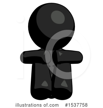Royalty-Free (RF) Black Design Mascot Clipart Illustration by Leo Blanchette - Stock Sample #1537758