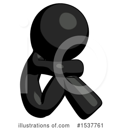 Royalty-Free (RF) Black Design Mascot Clipart Illustration by Leo Blanchette - Stock Sample #1537761