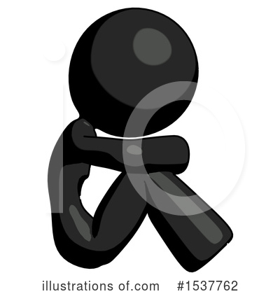 Royalty-Free (RF) Black Design Mascot Clipart Illustration by Leo Blanchette - Stock Sample #1537762