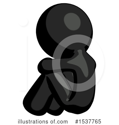 Royalty-Free (RF) Black Design Mascot Clipart Illustration by Leo Blanchette - Stock Sample #1537765