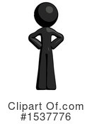 Black Design Mascot Clipart #1537776 by Leo Blanchette