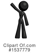 Black Design Mascot Clipart #1537779 by Leo Blanchette