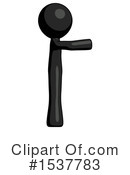 Black Design Mascot Clipart #1537783 by Leo Blanchette