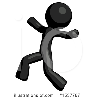 Royalty-Free (RF) Black Design Mascot Clipart Illustration by Leo Blanchette - Stock Sample #1537787