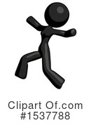 Black Design Mascot Clipart #1537788 by Leo Blanchette