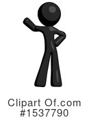 Black Design Mascot Clipart #1537790 by Leo Blanchette