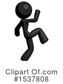 Black Design Mascot Clipart #1537808 by Leo Blanchette