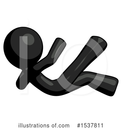 Royalty-Free (RF) Black Design Mascot Clipart Illustration by Leo Blanchette - Stock Sample #1537811