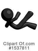 Black Design Mascot Clipart #1537811 by Leo Blanchette