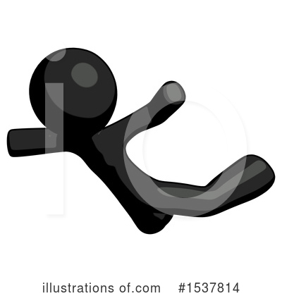 Royalty-Free (RF) Black Design Mascot Clipart Illustration by Leo Blanchette - Stock Sample #1537814