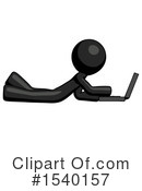 Black Design Mascot Clipart #1540157 by Leo Blanchette