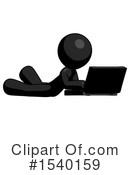 Black Design Mascot Clipart #1540159 by Leo Blanchette