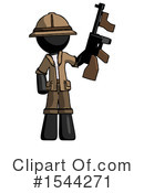 Black Design Mascot Clipart #1544271 by Leo Blanchette