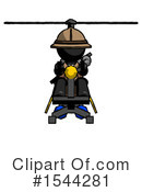 Black Design Mascot Clipart #1544281 by Leo Blanchette