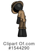 Black Design Mascot Clipart #1544290 by Leo Blanchette